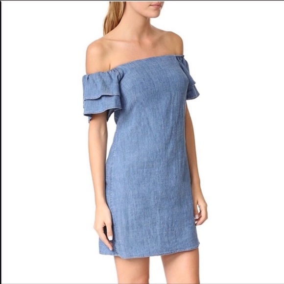 Alice + Olivia "Tula" chambray minidress XS - Picture 2 of 14
